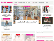 Tablet Screenshot of fashionia.org